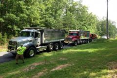 St Mary's Paving Trucks Equipment